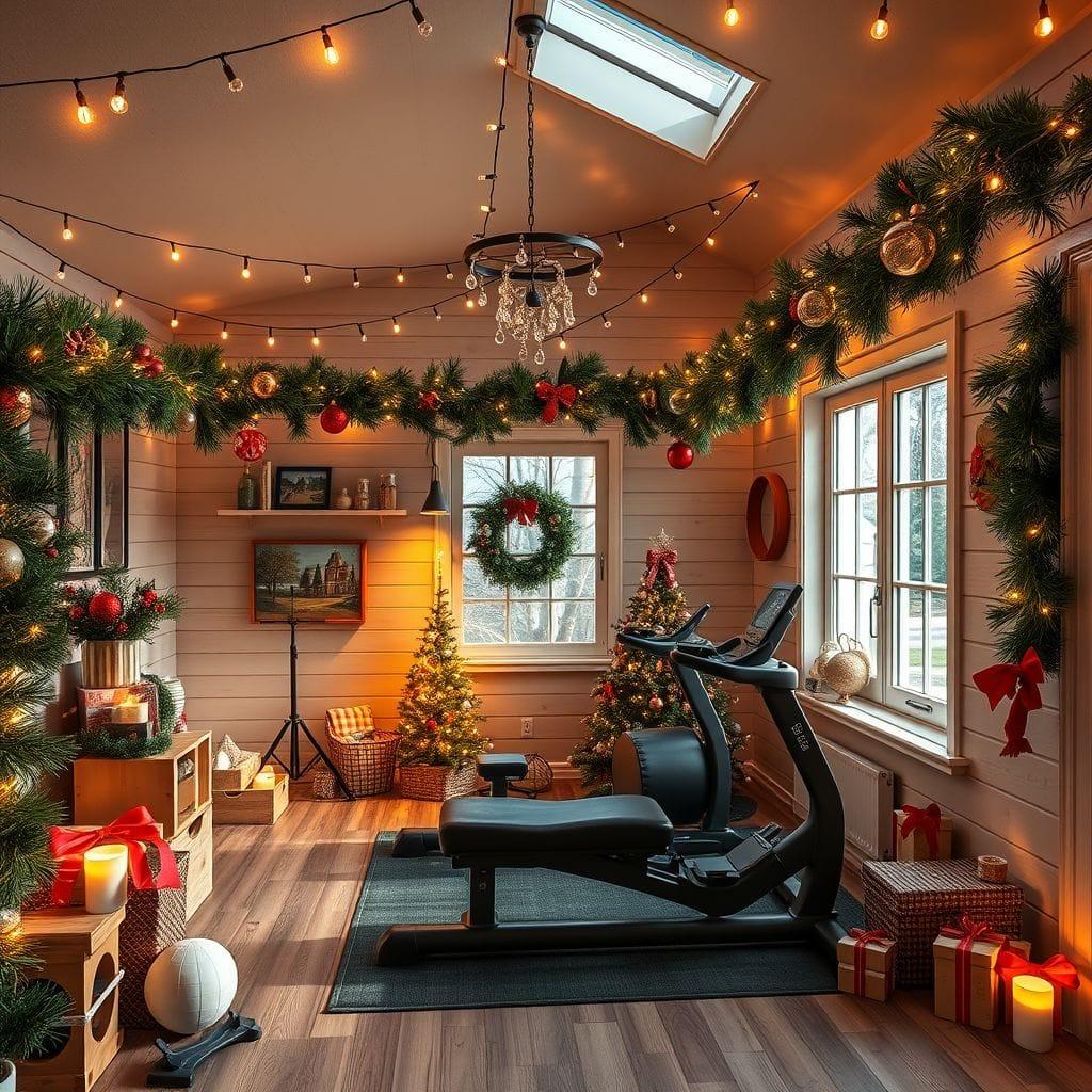 Christmas Home Gym design example 2