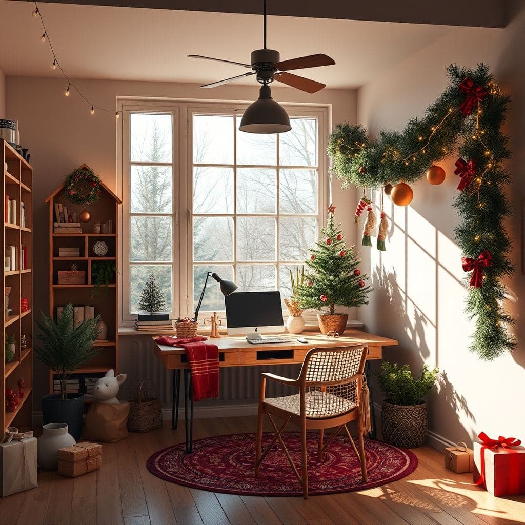 Christmas Home Office design example 2