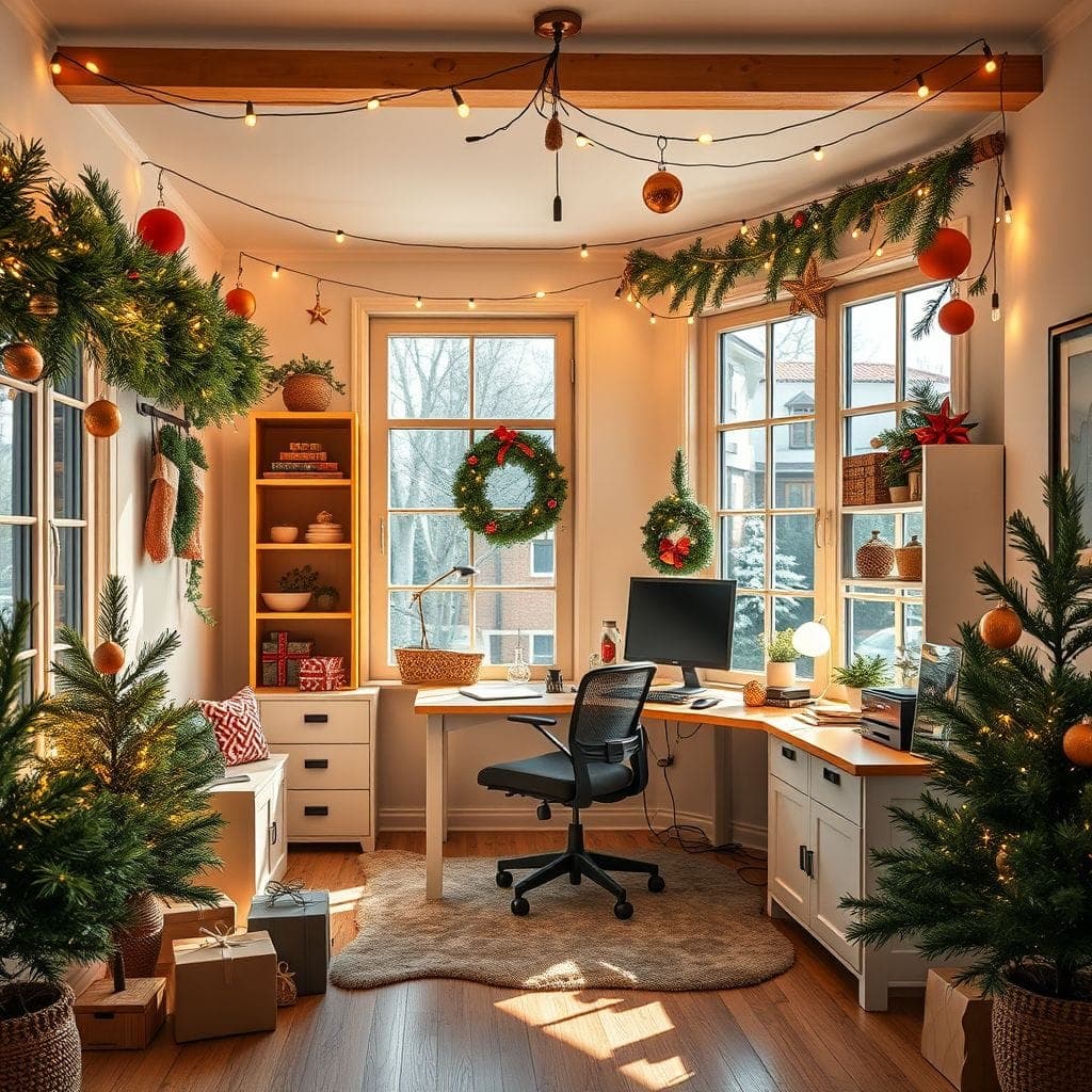 Christmas Home Office design example 3