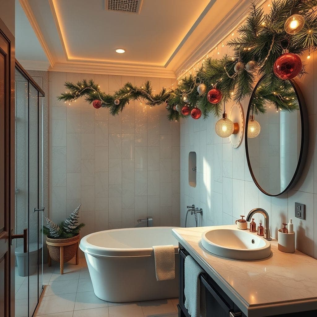 Christmas Hotel Bathroom design example 1