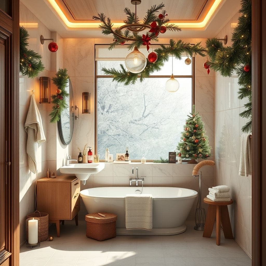 Christmas Hotel Bathroom design example 3