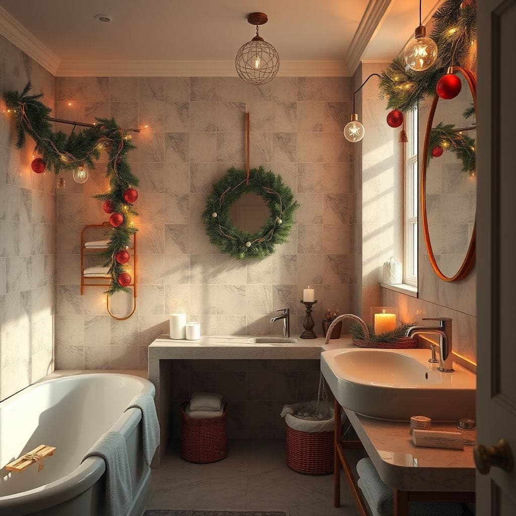 Christmas Hotel Bathroom design example 4