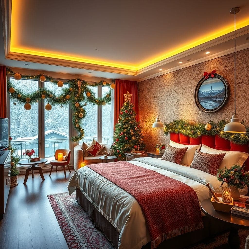 Christmas Hotel Room design example 2