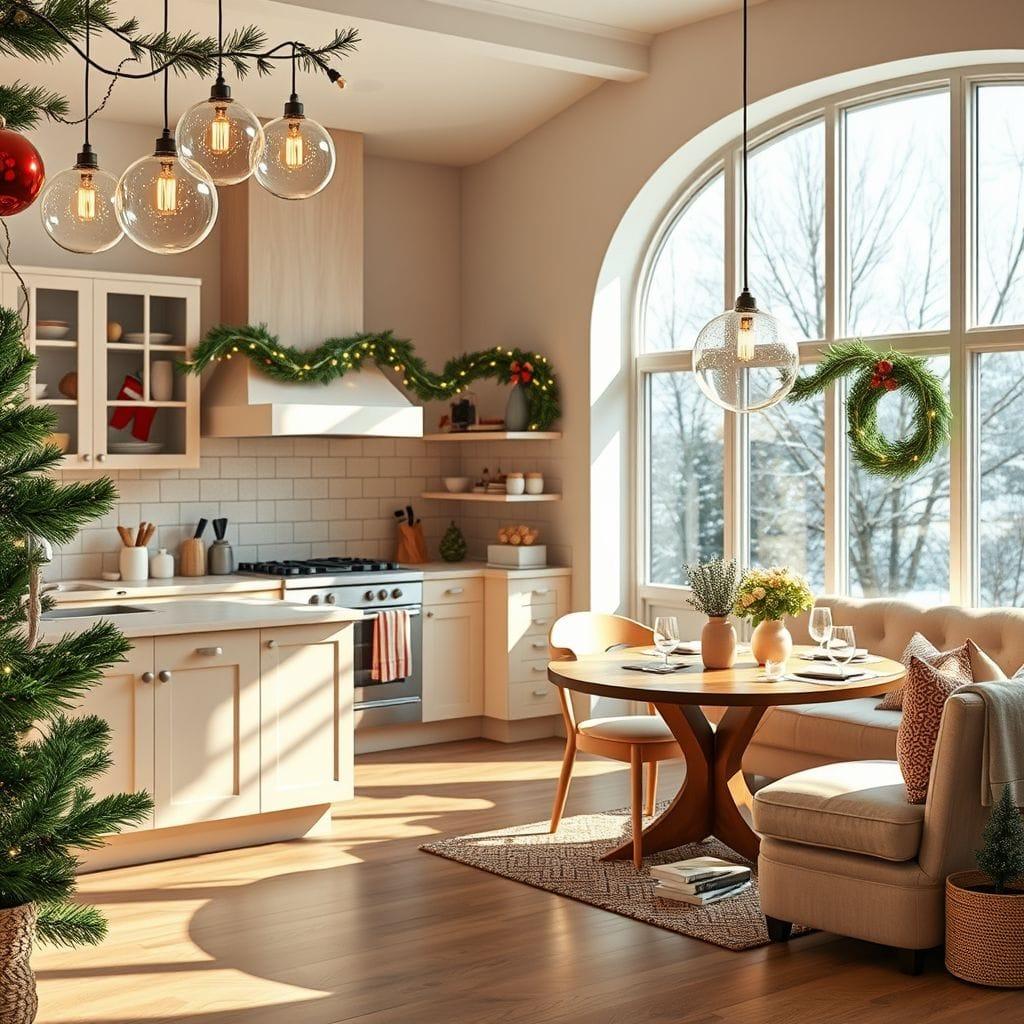 Christmas Kitchen Living Combo design example 2