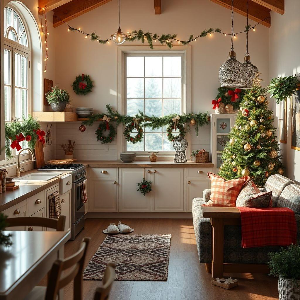 Christmas Kitchen Living Combo design example 3