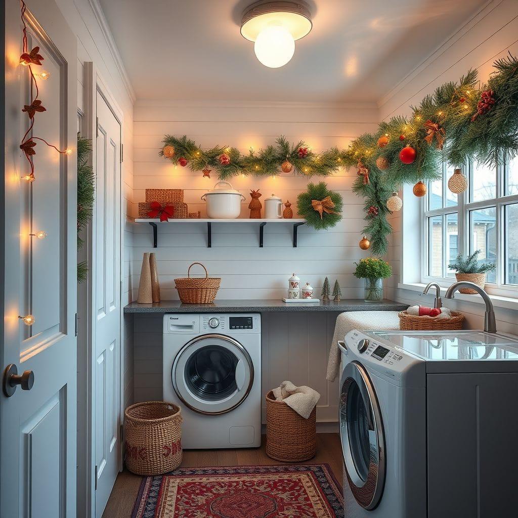 Christmas Laundry Room design example 2