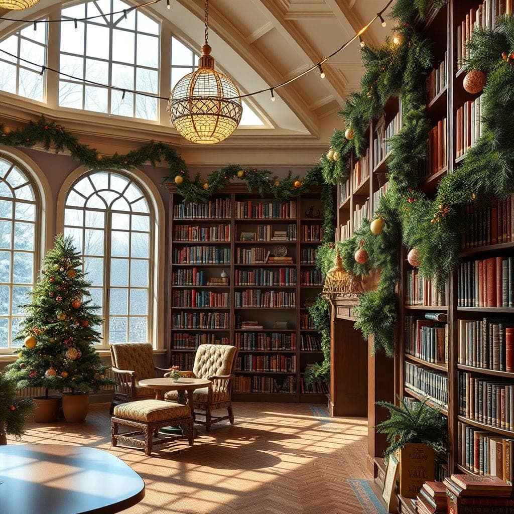 Christmas Library design example 3