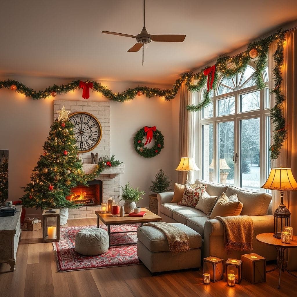 Christmas Living Room design example 1