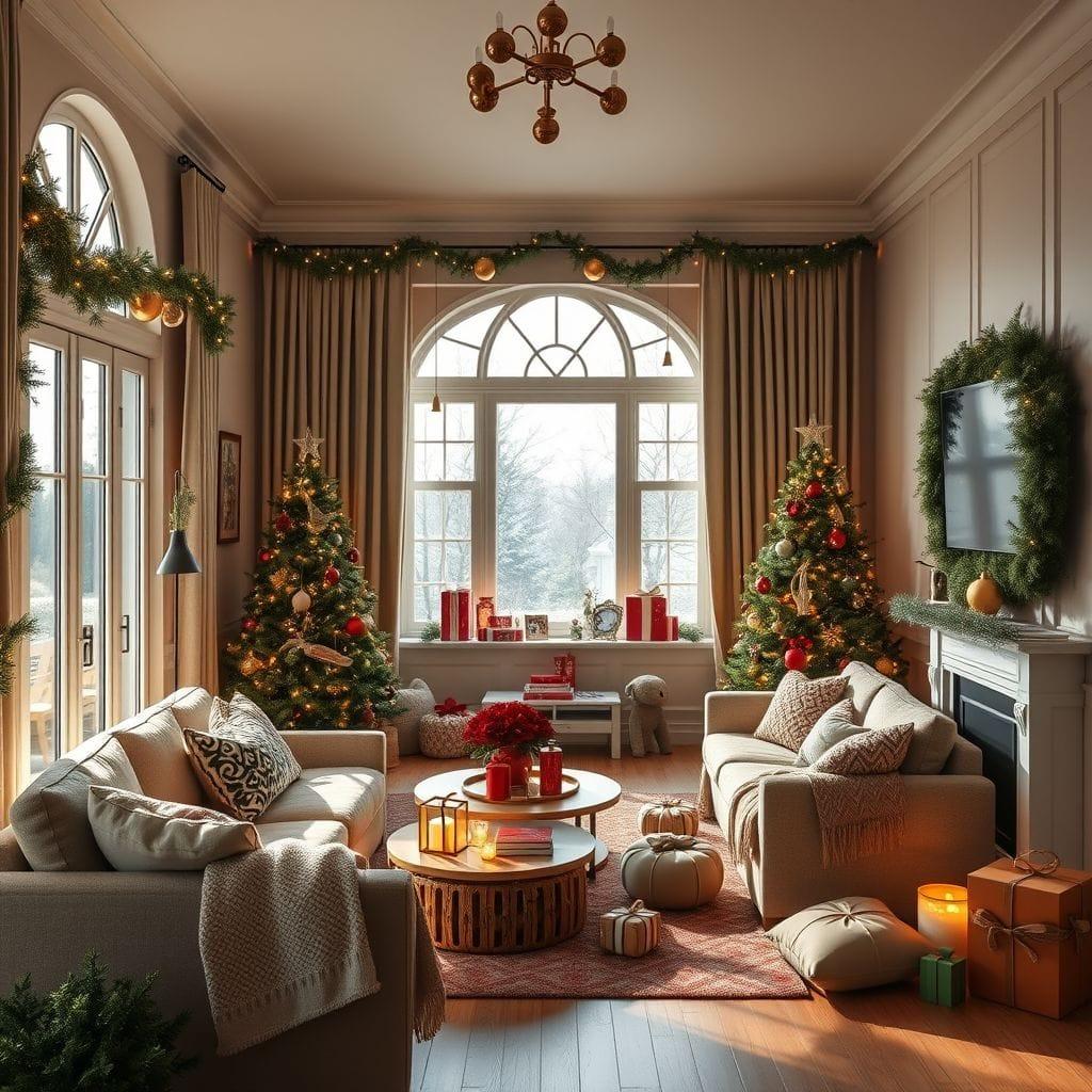 Christmas Living Room design example 4