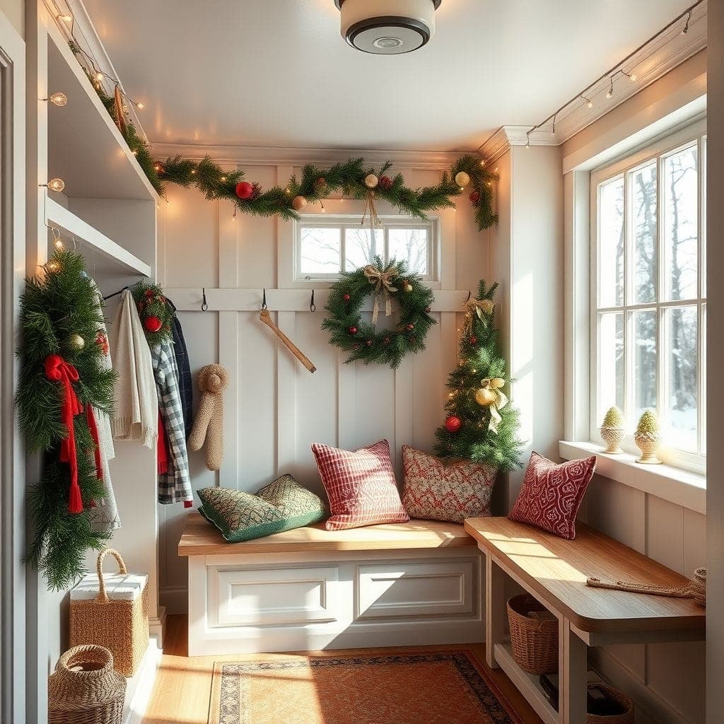 Christmas Mudroom design example 1