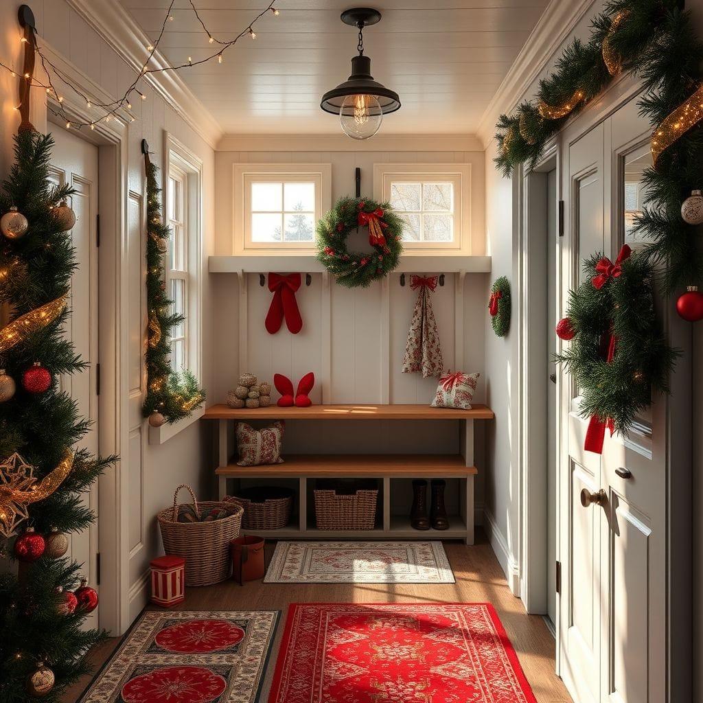 Christmas Mudroom design example 2
