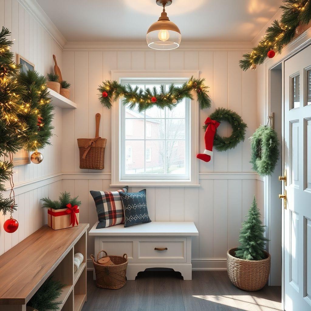 Christmas Mudroom design example 4