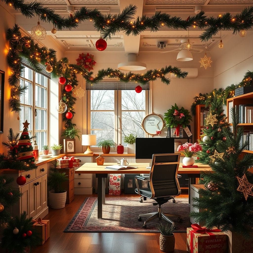 Christmas Office design example 4