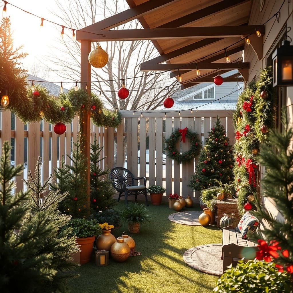 Christmas Outdoor Garden design example 2
