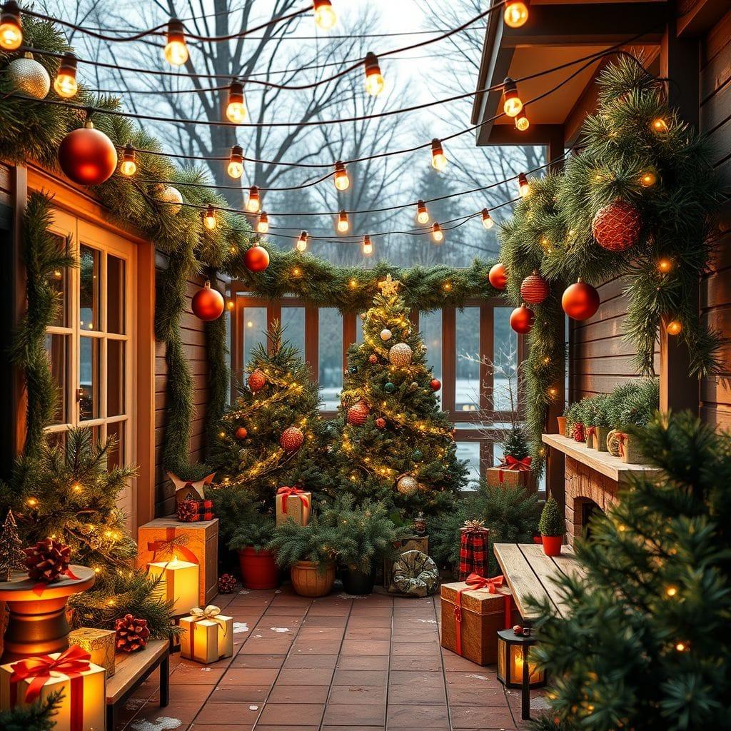 Christmas Outdoor Garden design example 4