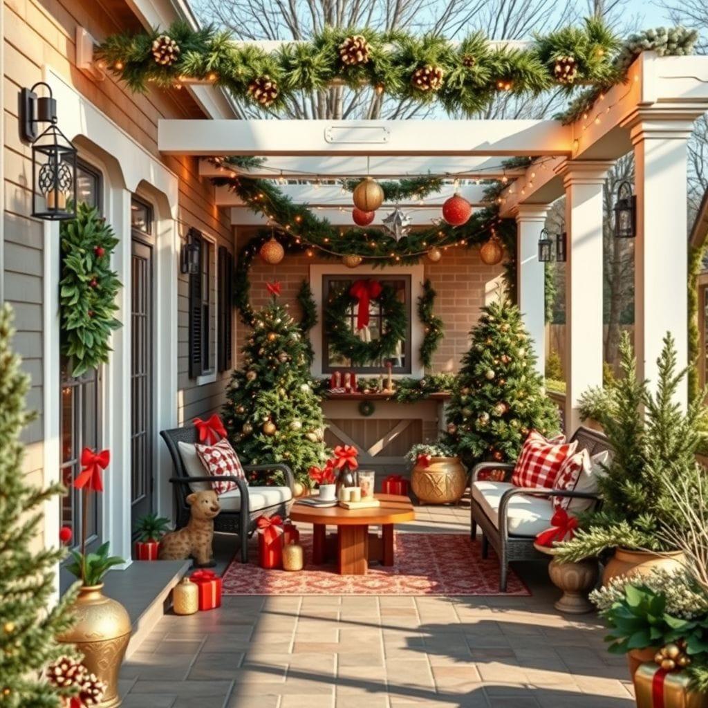 Christmas Outdoor Patio design example 2