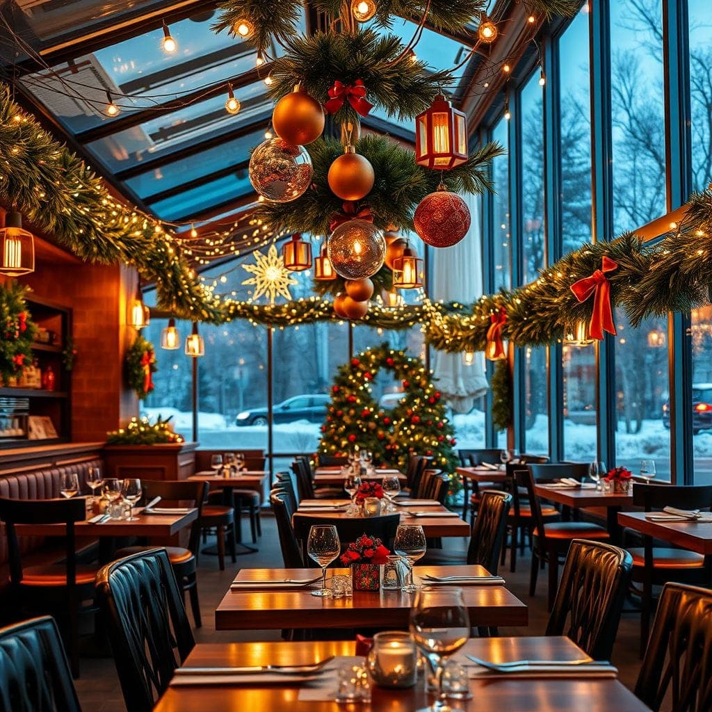 Christmas Restaurant design example 2
