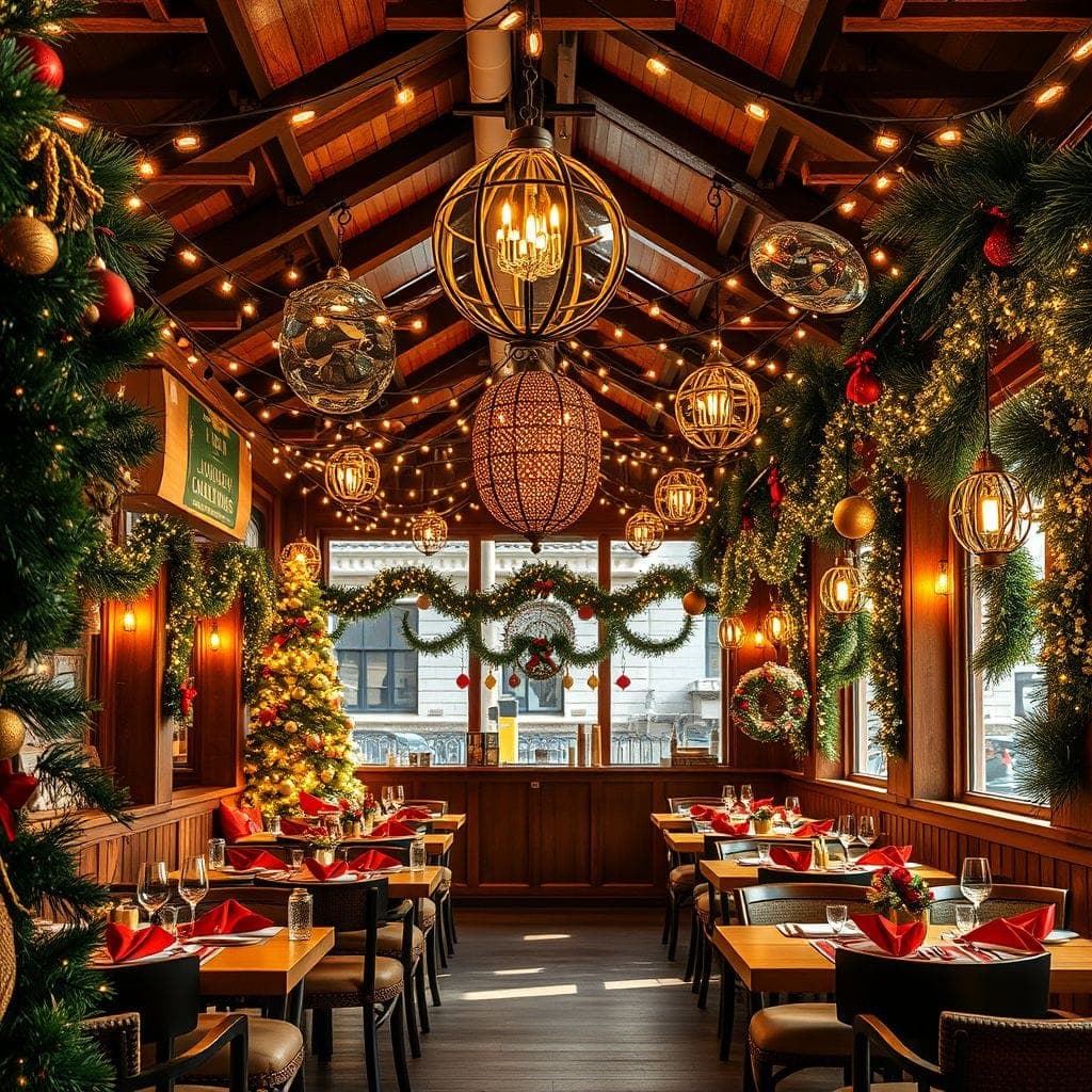 Christmas Restaurant design example 3