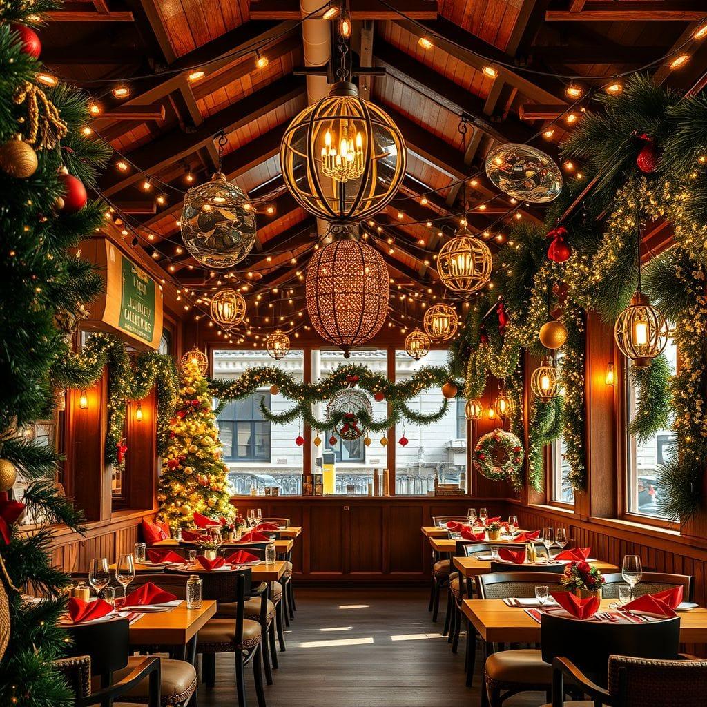 Christmas Restaurant design example 3