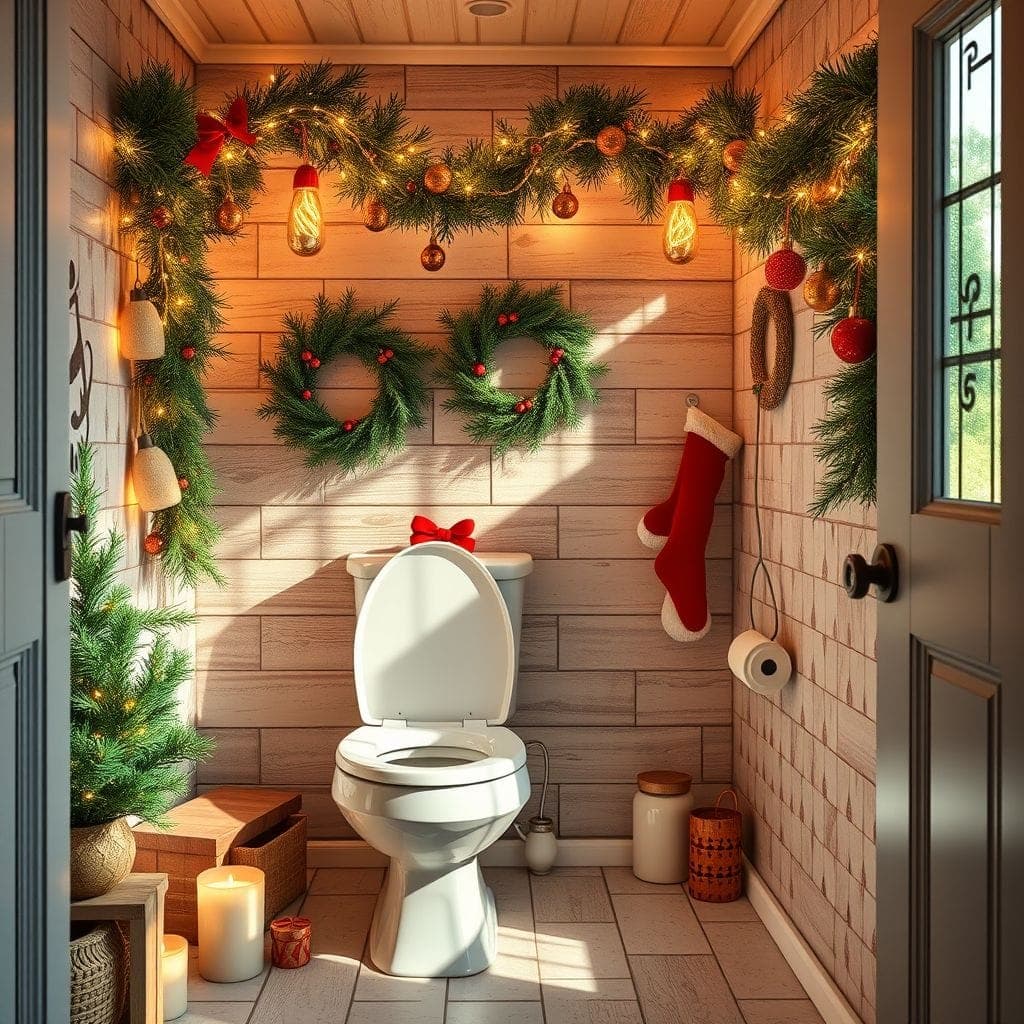 Christmas Toilet design example 1