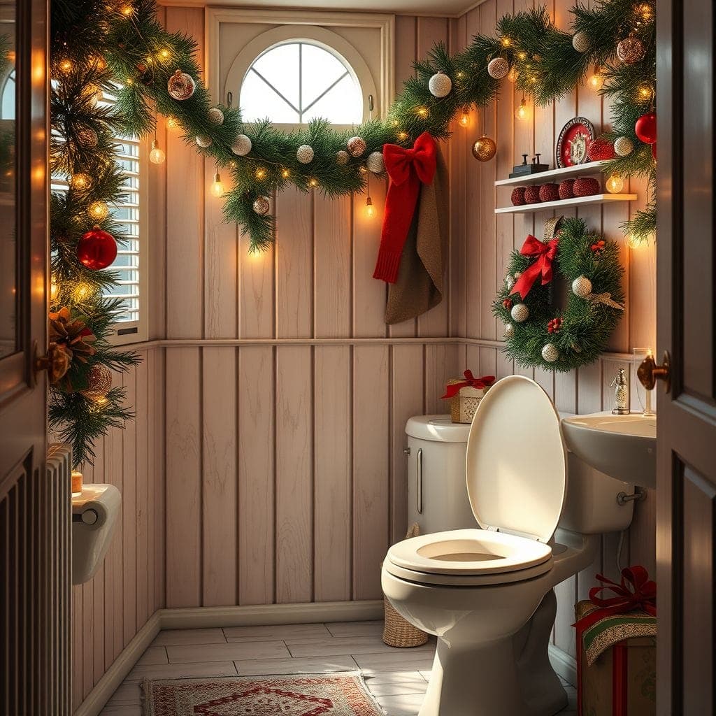 Christmas Toilet design example 2