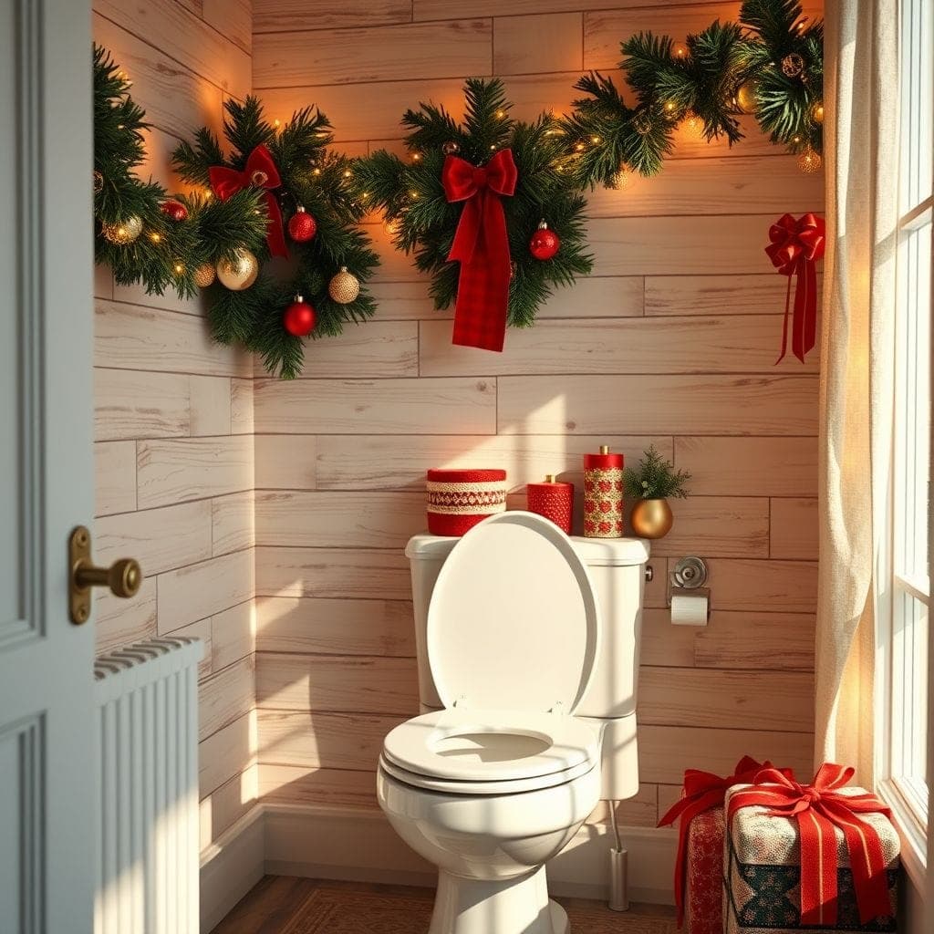 Christmas Toilet design example 4