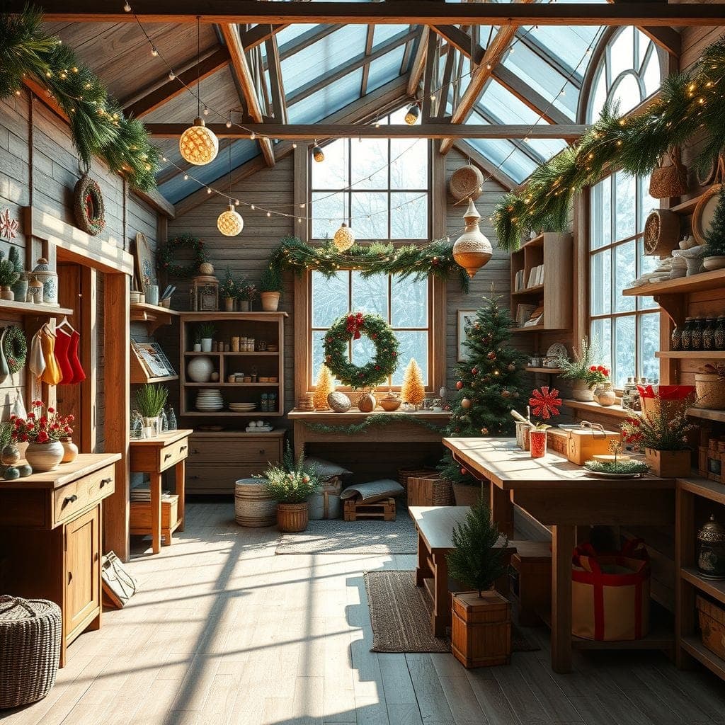 Christmas Workshop design example 4