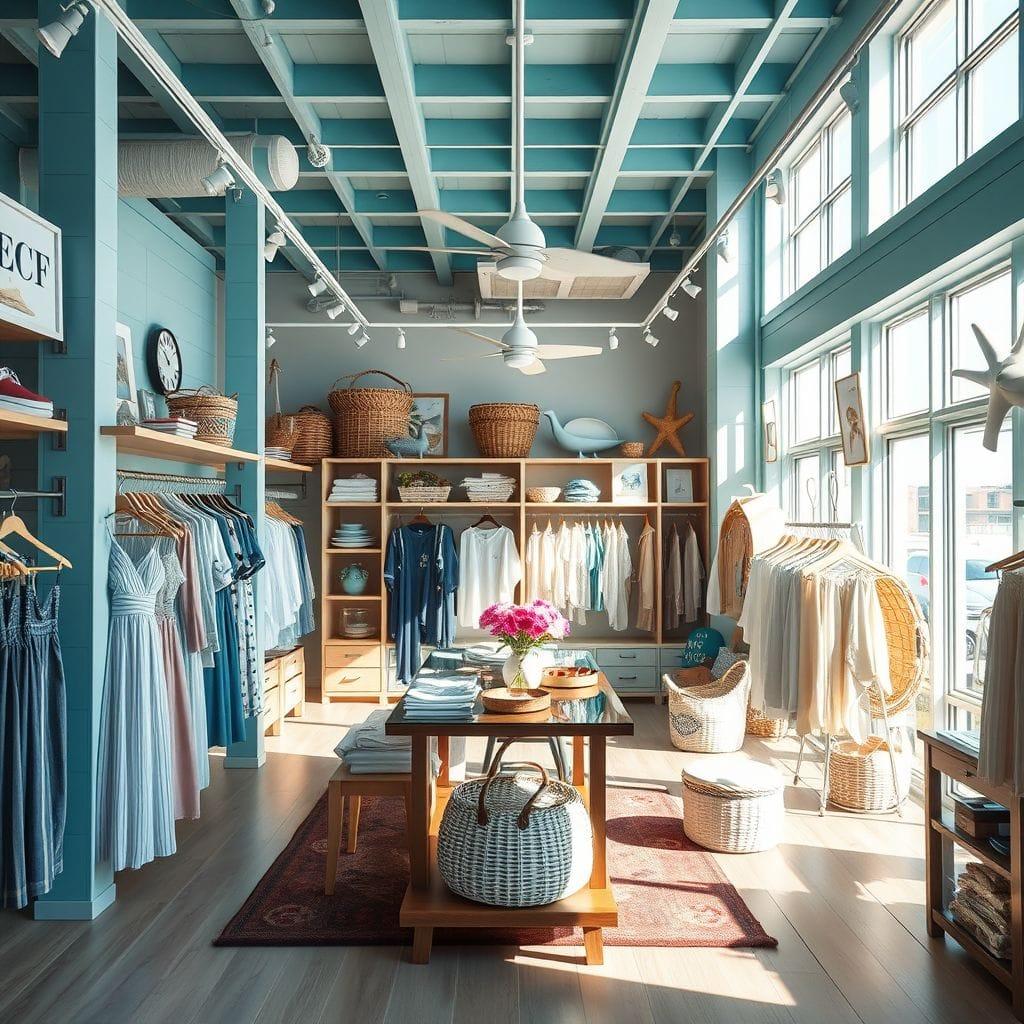 Coastal Clothing Store design example 3