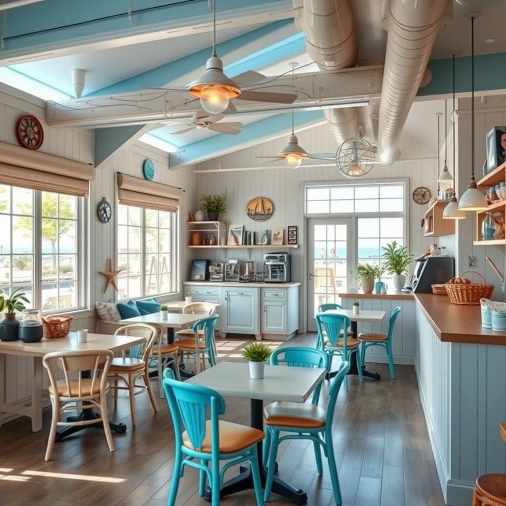 Coastal Coffee Shop design example 4