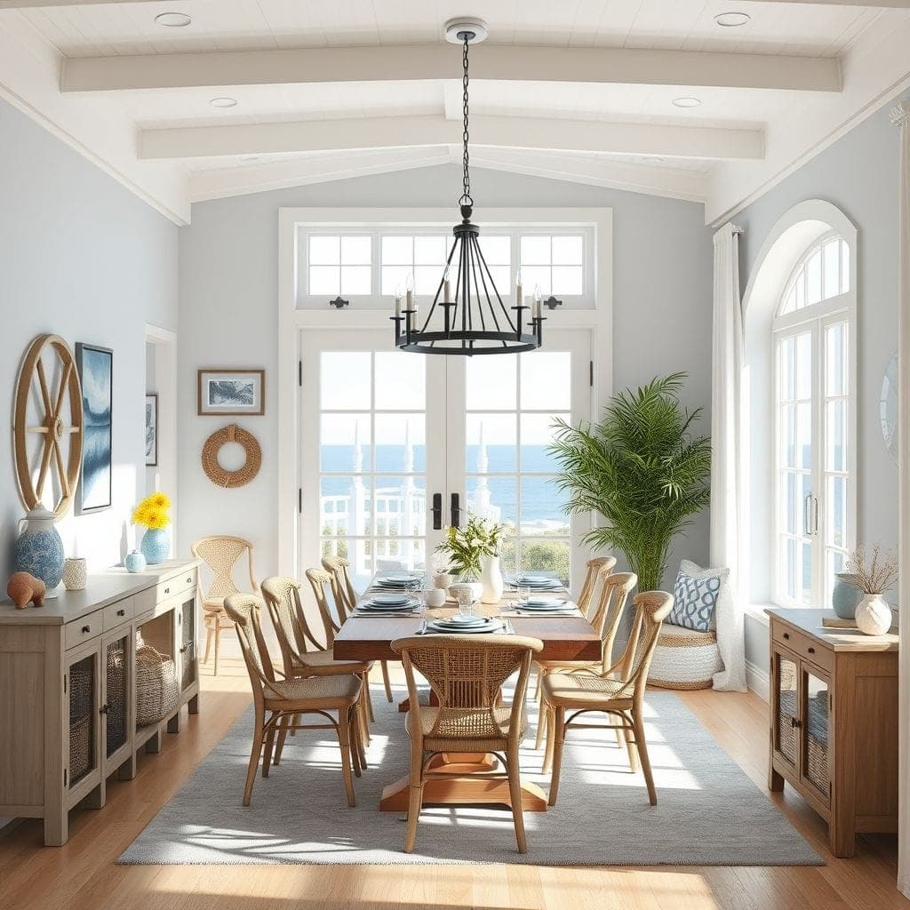 Coastal Dining Room design example 2