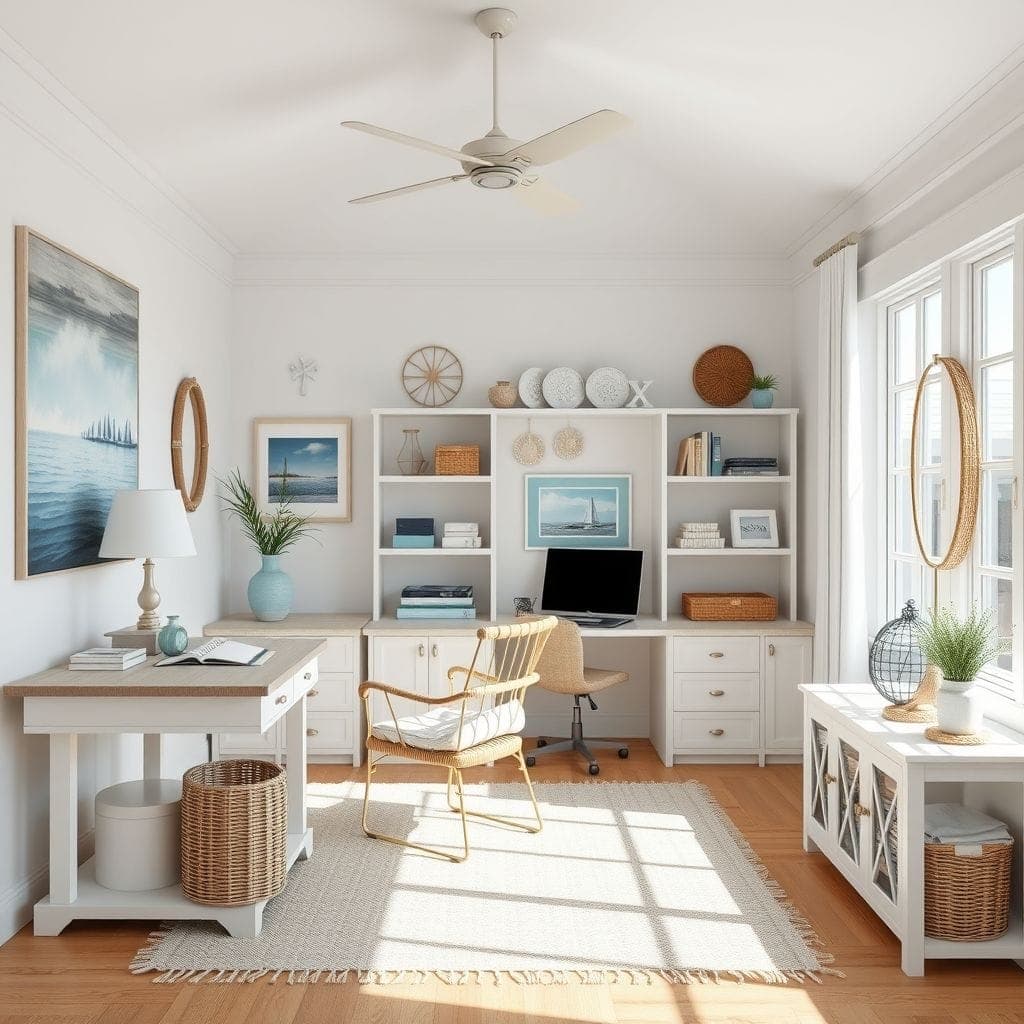 Coastal Home Office design example 1