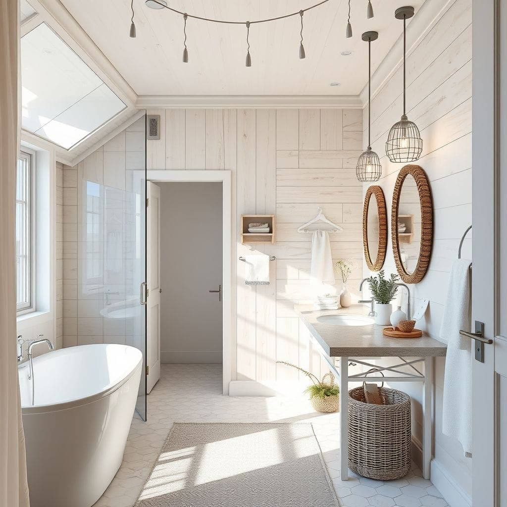 Coastal Hotel Bathroom design example 1