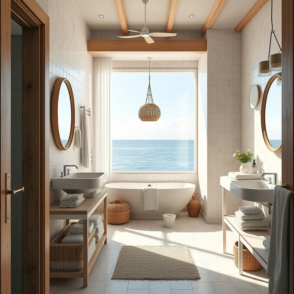 Coastal Hotel Bathroom design example 4