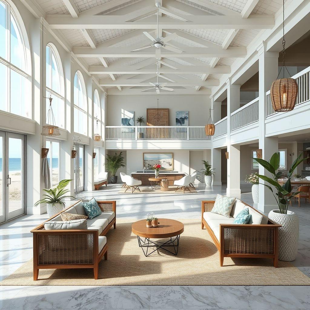 Coastal Hotel Lobby design example 2