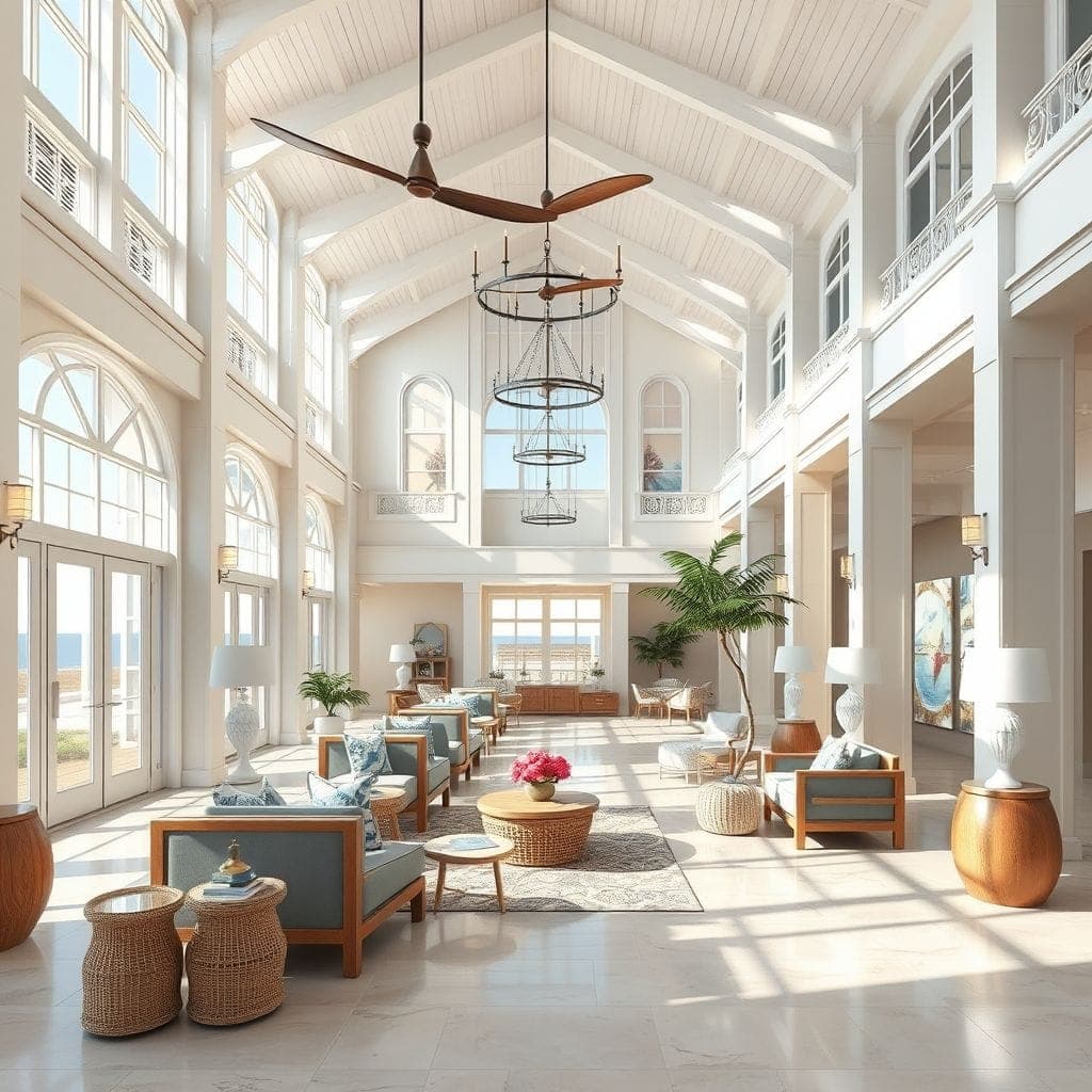 Coastal Hotel Lobby design example 3
