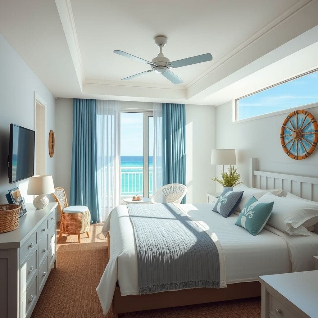Coastal Hotel Room design example 4