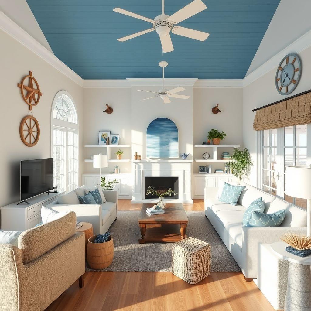 Coastal Living Room design example 1