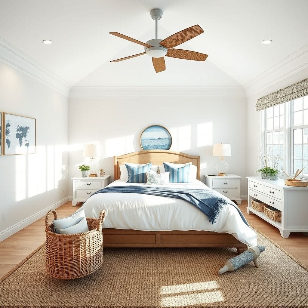 Coastal Master Bedroom design example 1