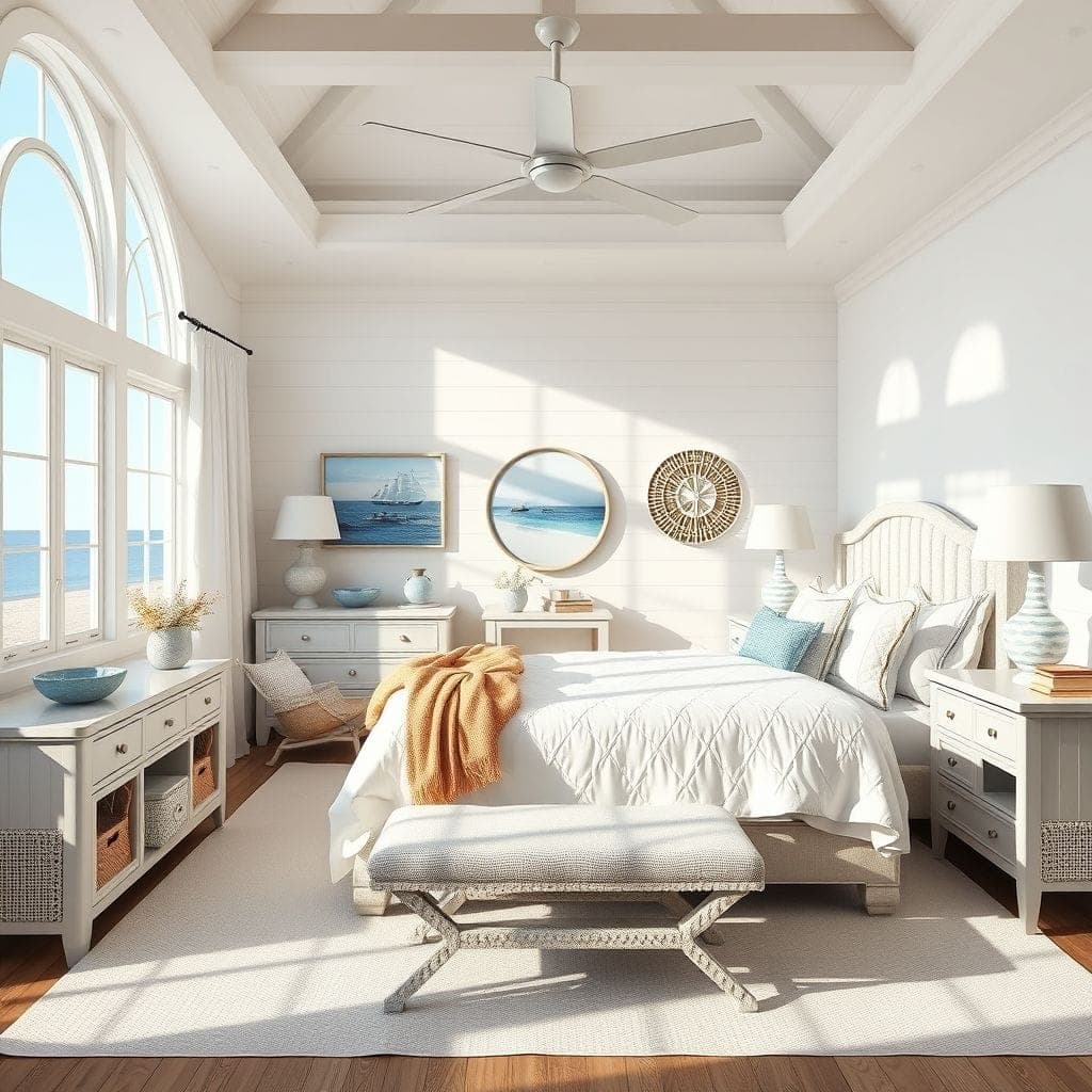 Coastal Master Bedroom design example 2
