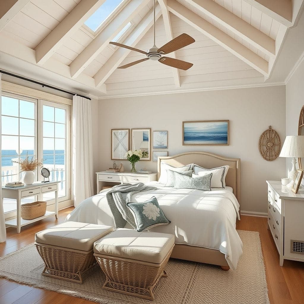 Coastal Master Bedroom design example 3