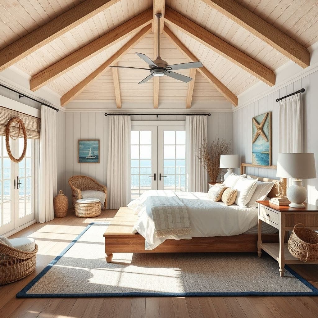 Coastal Master Bedroom design example 4