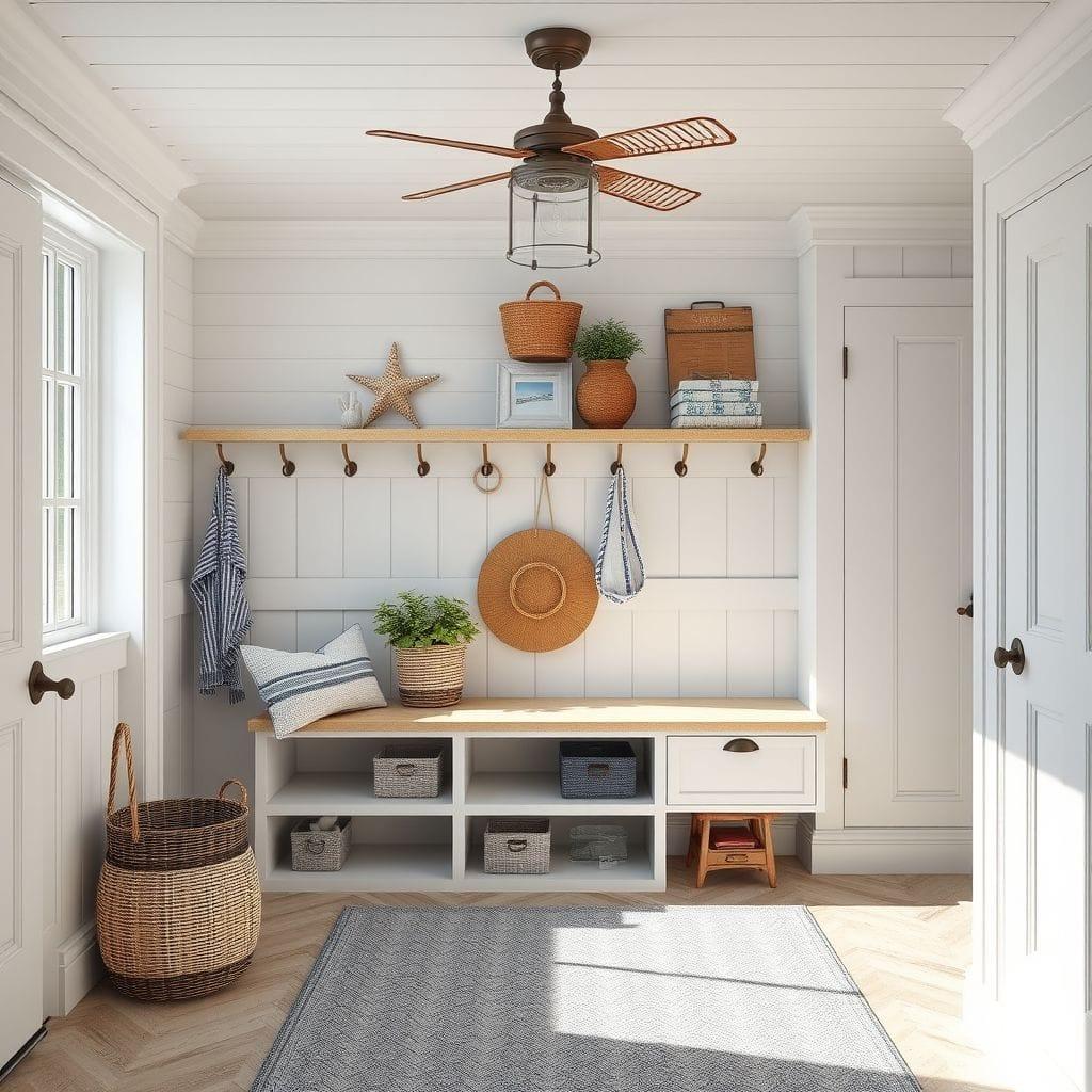 Coastal Mudroom design example 1