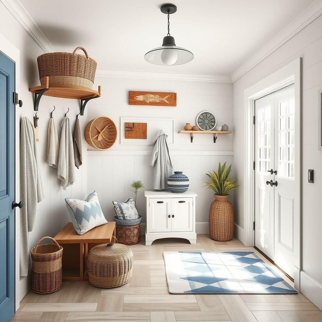 Coastal Mudroom design example 2