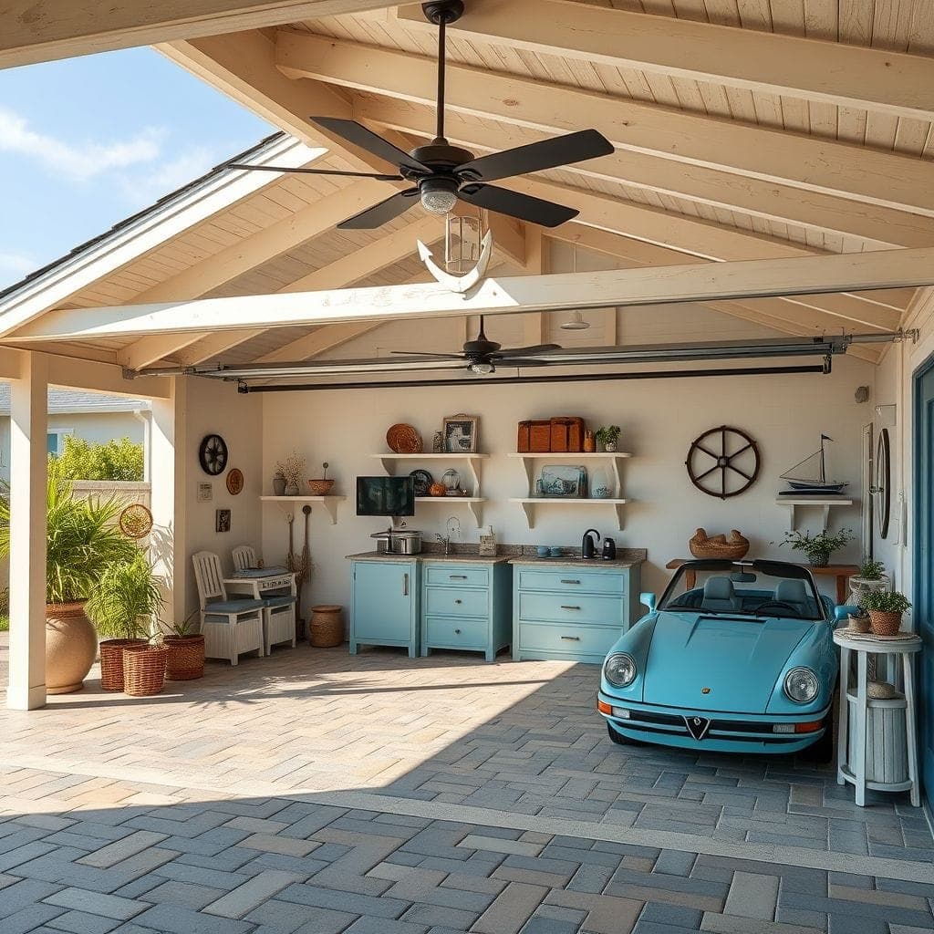 Coastal Outdoor Garage design example 2