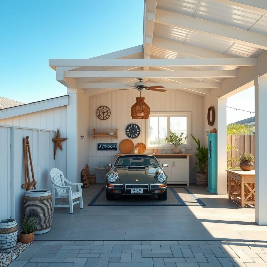 Coastal Outdoor Garage design example 3