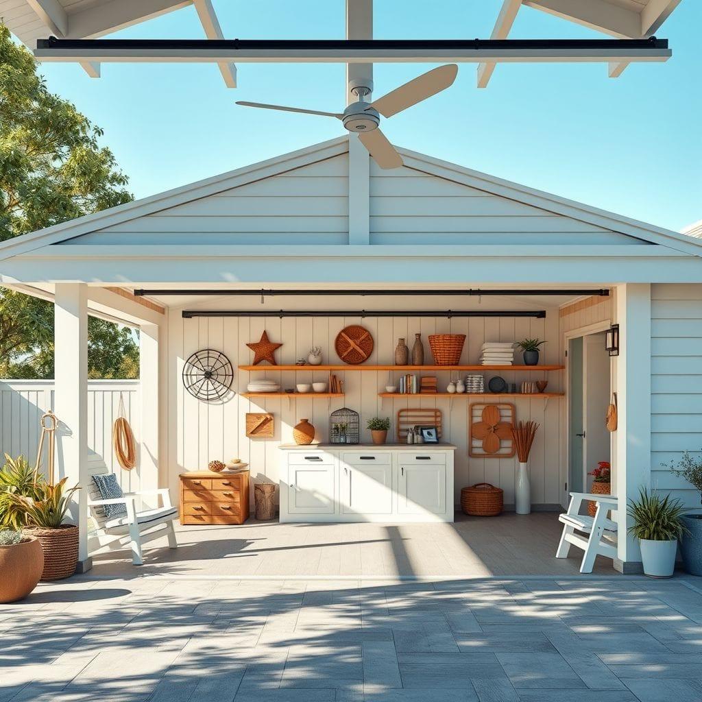 Coastal Outdoor Garage design example 4