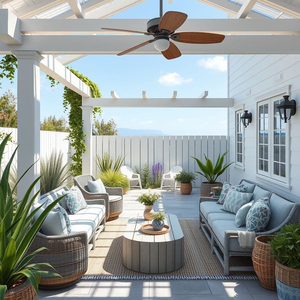Coastal Outdoor Garden design example 1