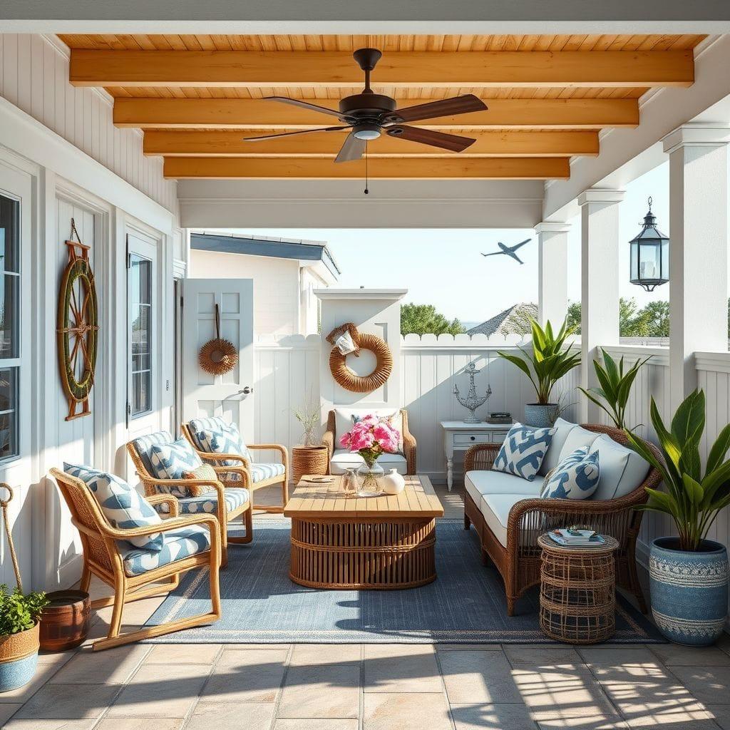 Coastal Outdoor Patio design example 1