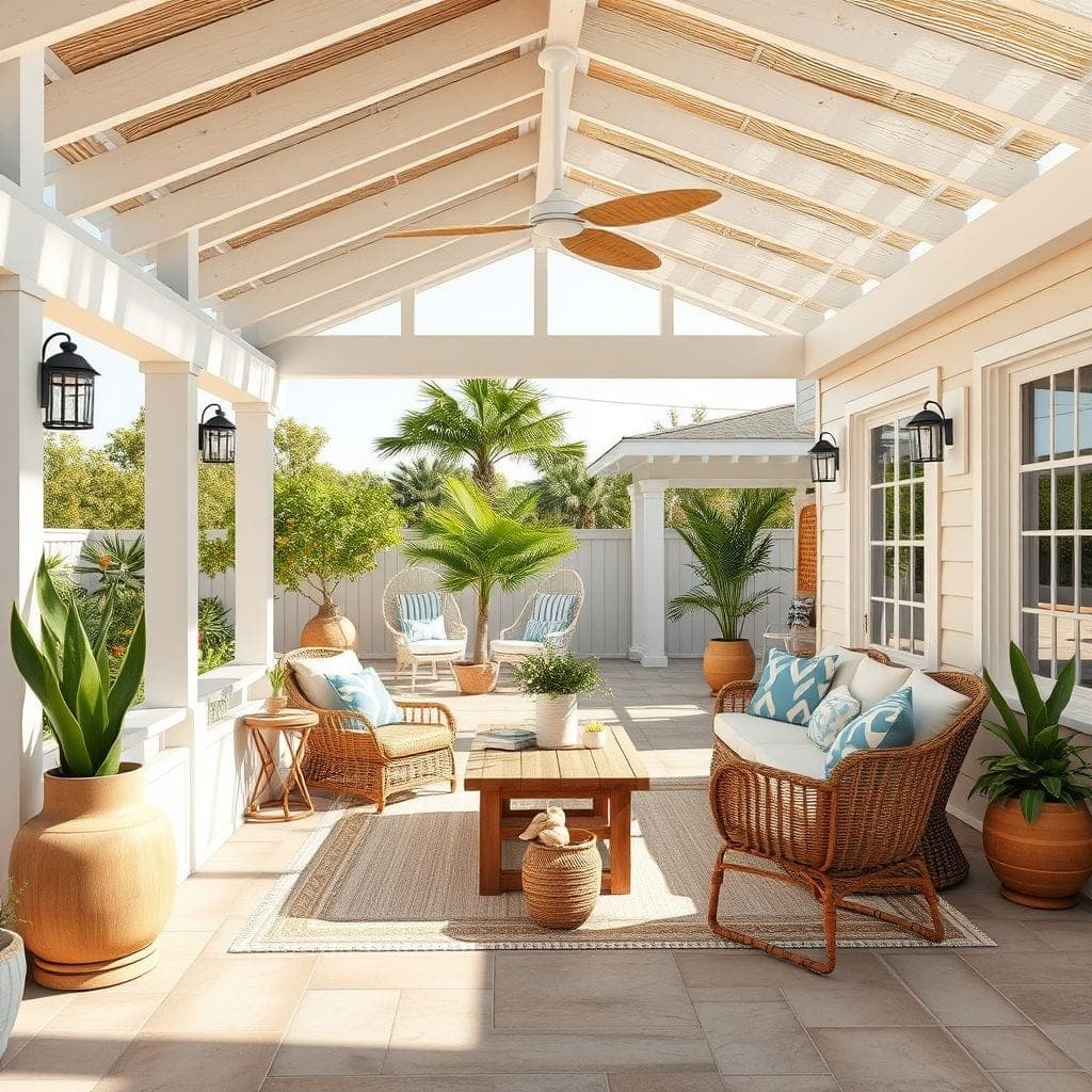 Coastal Outdoor Patio design example 2