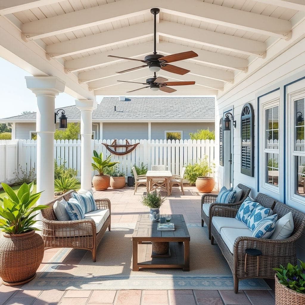 Coastal Outdoor Patio design example 3